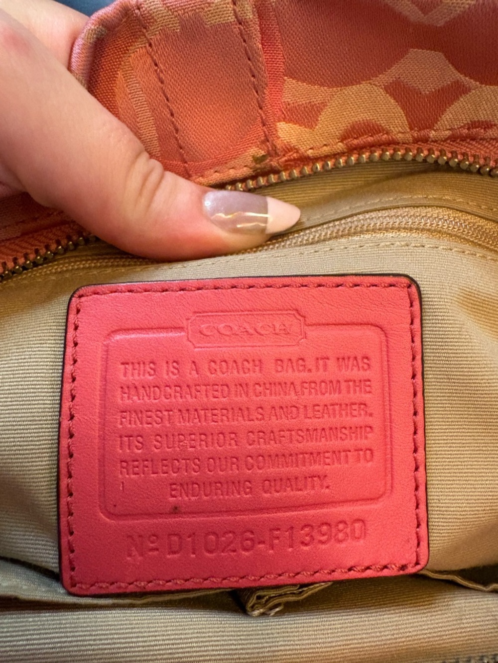 Coach Pink Signature Soho Hobo Shoulder Bag Y2K Canvas Leather Purse F13980 - Picture 5 of 6